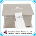 Decorative luxury hot sale cardboard fashion packaging gift box with ribbon